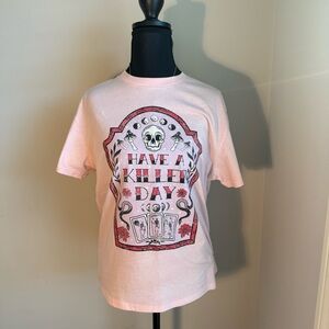 Pink "Have a Killer Day" Graphic T-shirt  💕🔪